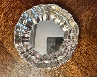 Silver plate bowl dish