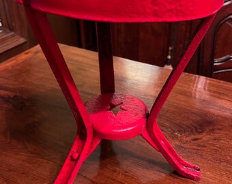 Antique Metal Tripod Milking Stool