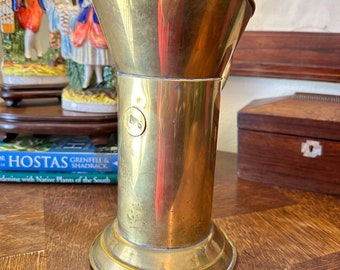 Antique Brass Measuring Pitcher