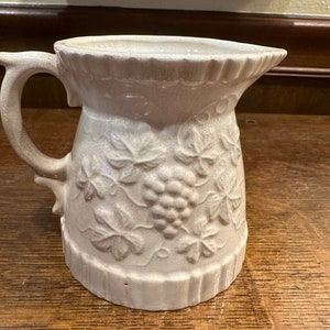 Ironstone Creamer Jug Pitcher