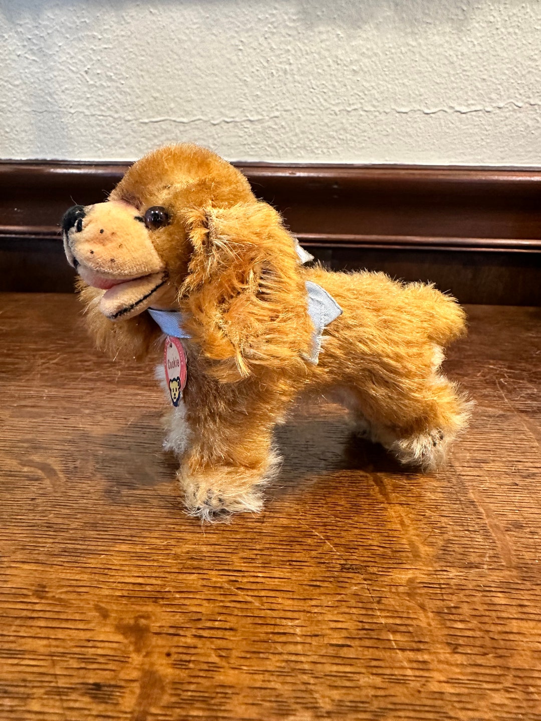 ぬいぐるみ vintage steiff dog doll Vintage Steiff Dog Cookie Glass Eyes Plush German Vintage Stuffed