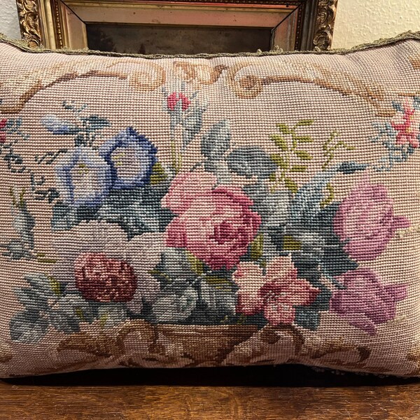 Needlepoint Pillow Etsy