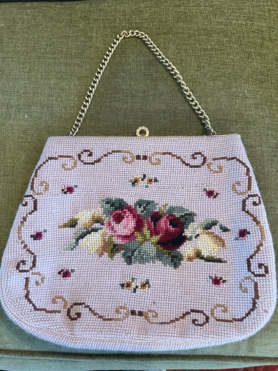 Needlepoint purse