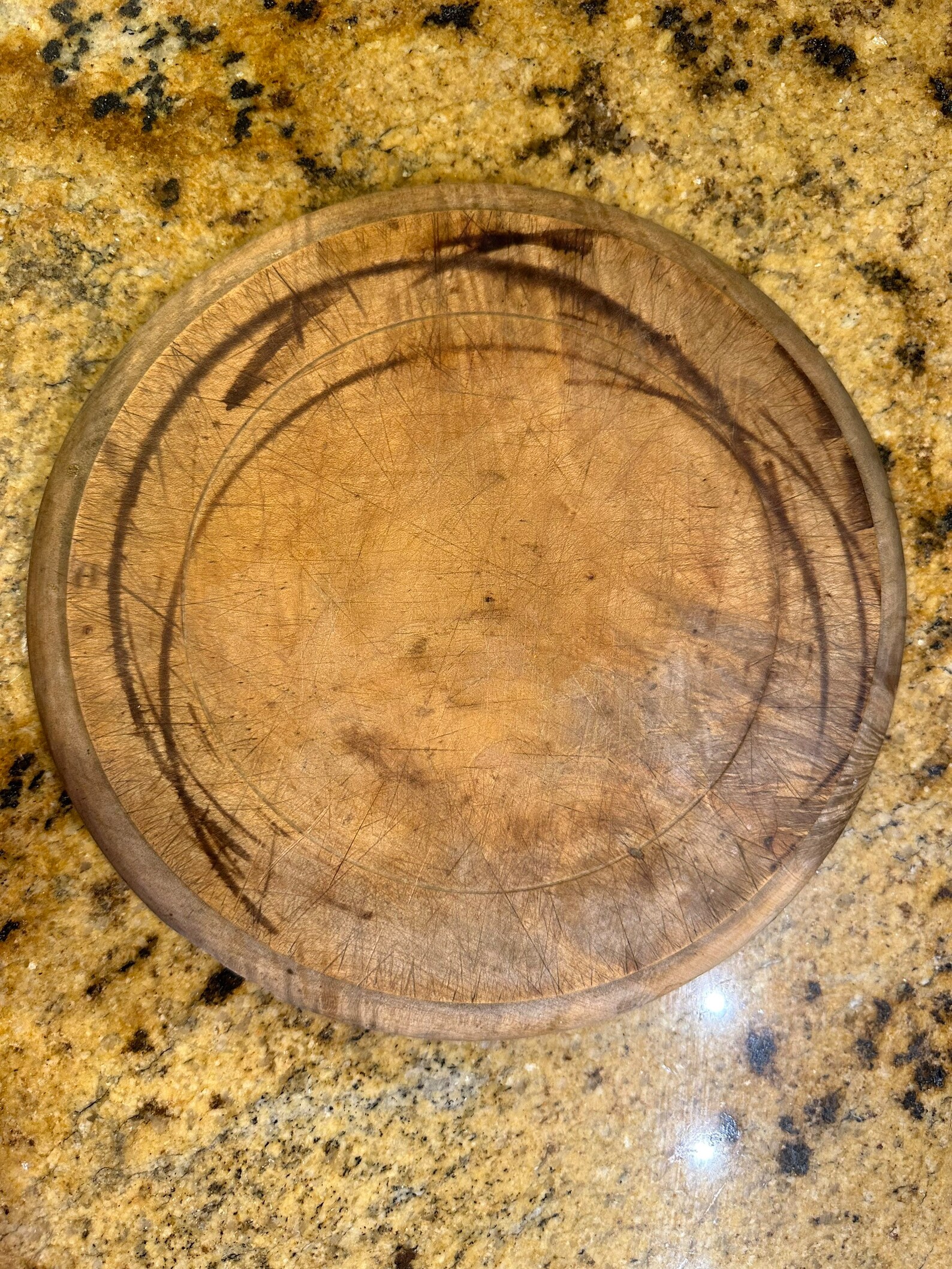 Antique Wood Bread Board Etsy