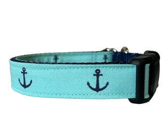 Anchor Dog Collar, Nautical, Merchant Marine, Ocean, Sailing