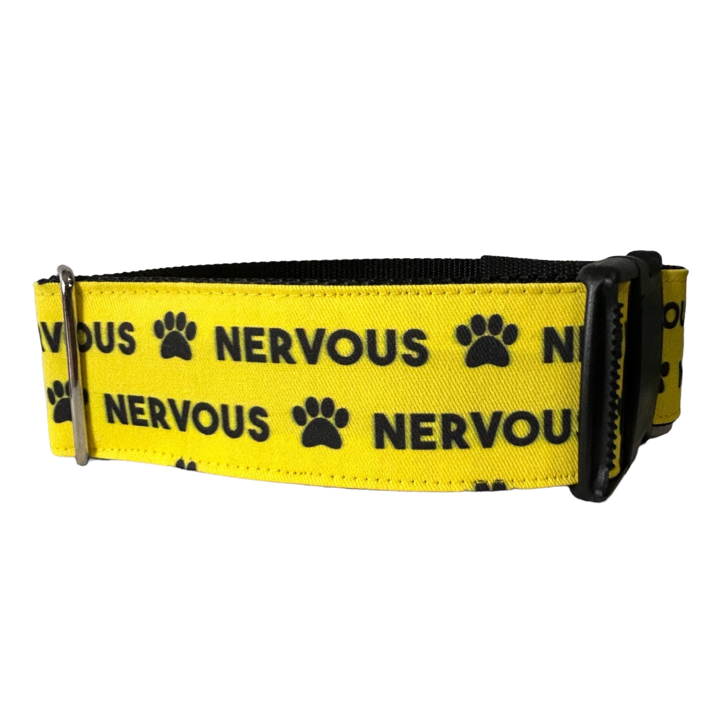 Dog Collar Nervous Dog Reactive Dog Plastic Buckle Metal Buckle Martingale Etsy