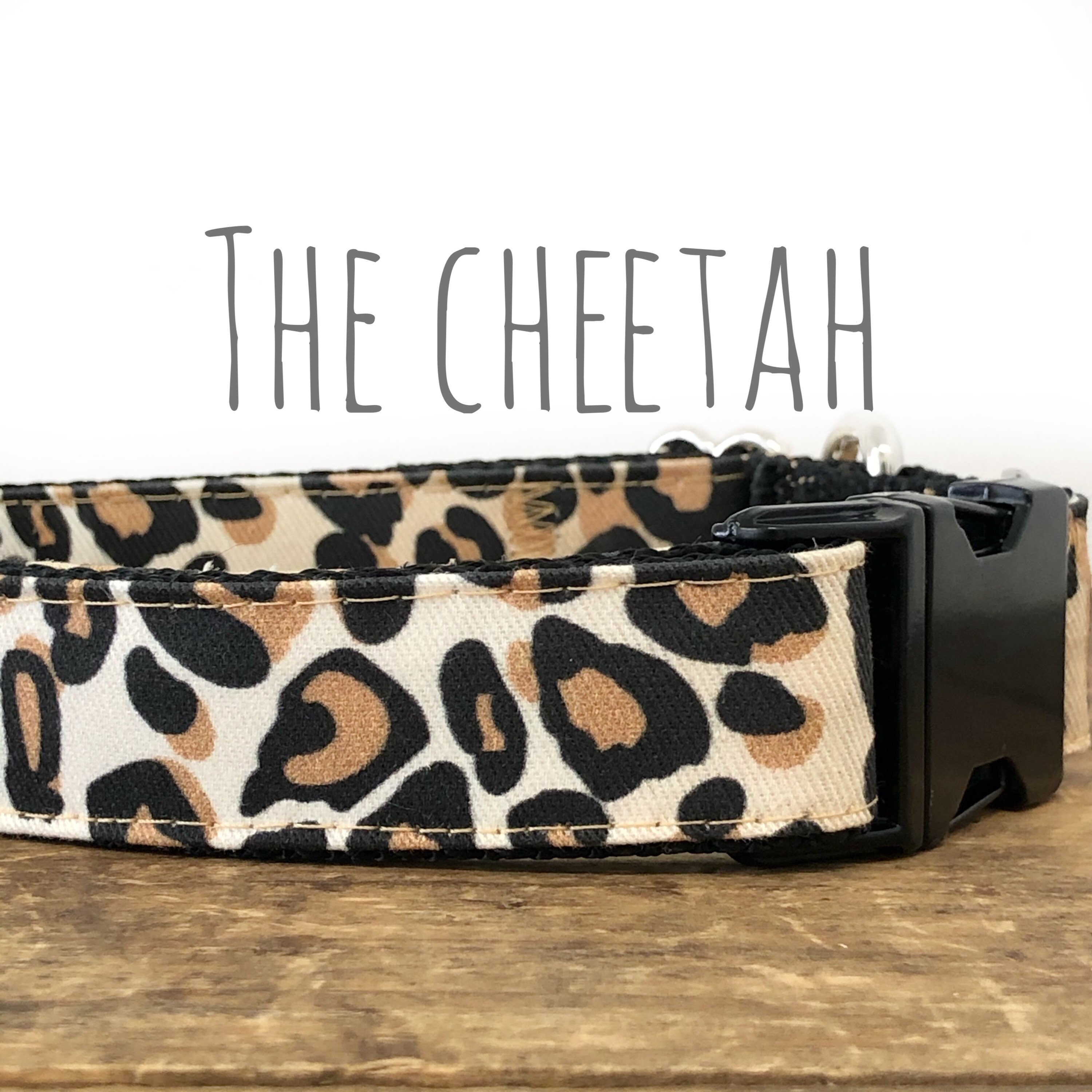 cheetah dog collar
