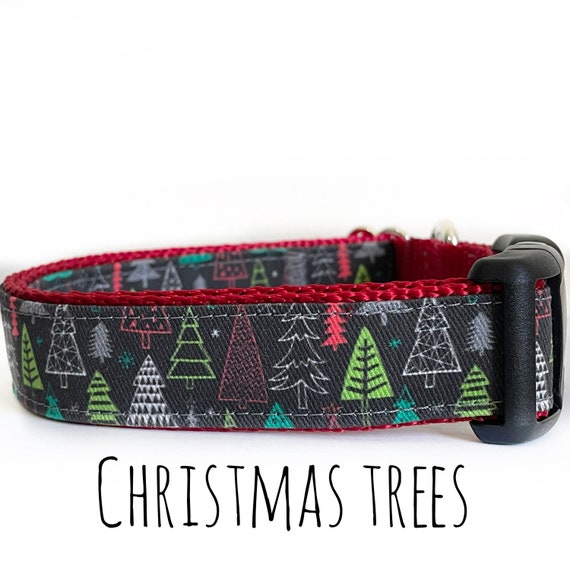 Christmas Dog Collar Christmas Trees Sew Fetch Sew Fetch Dog