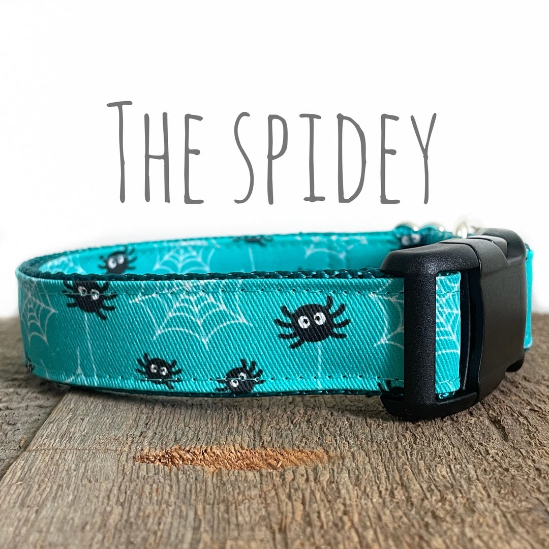 Dog Collar Halloween Fabric Dog Collar Metal Buckle Plastic Etsy