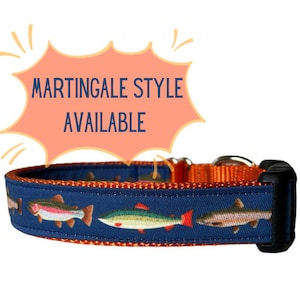 Dog Collar, Trout Dog Collar, Rainbow Trout, Lake, Fishing, Outdoors