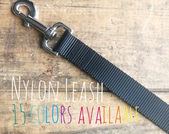 Dog Leash, Nylon Leash, Tandem Leash , Colorful Options.