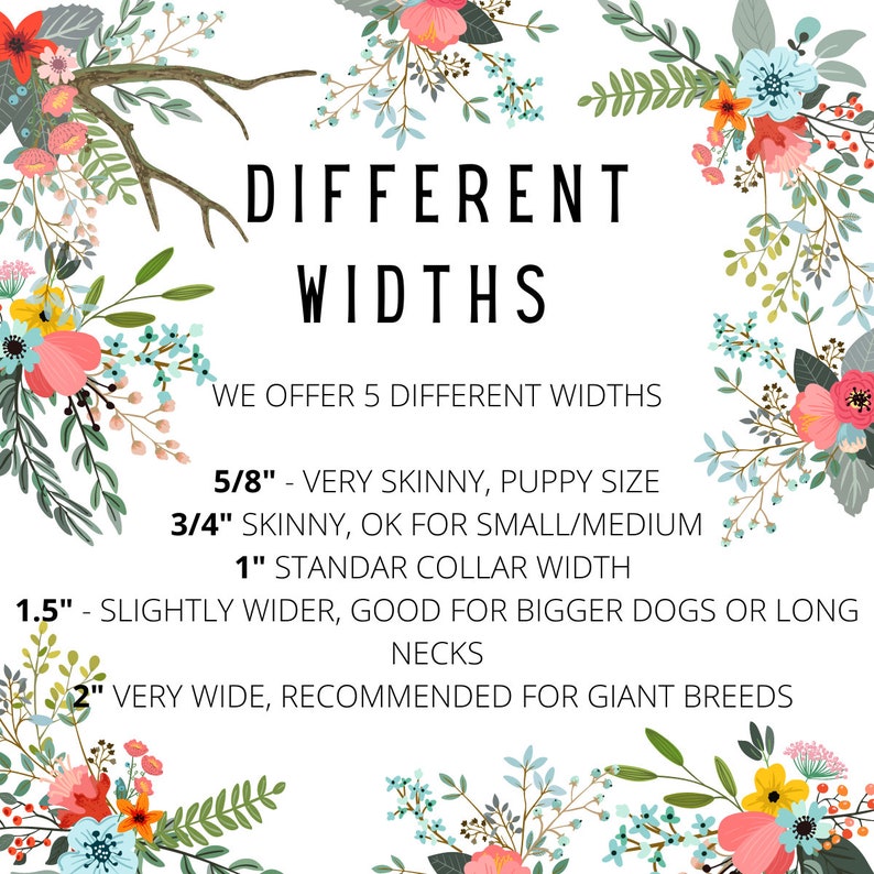 Dog Collar Boho Rose Gold Metal Buckle Dog Collar Etsy