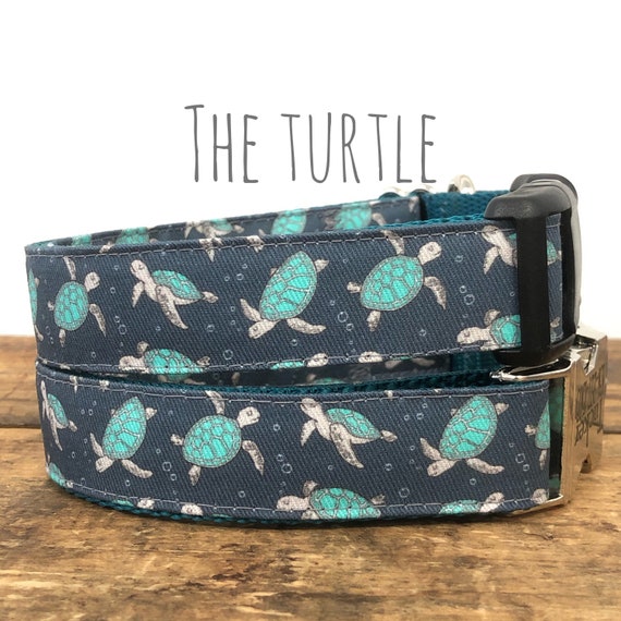 Turtle Dog Collar Sea Turtle Dog Collar