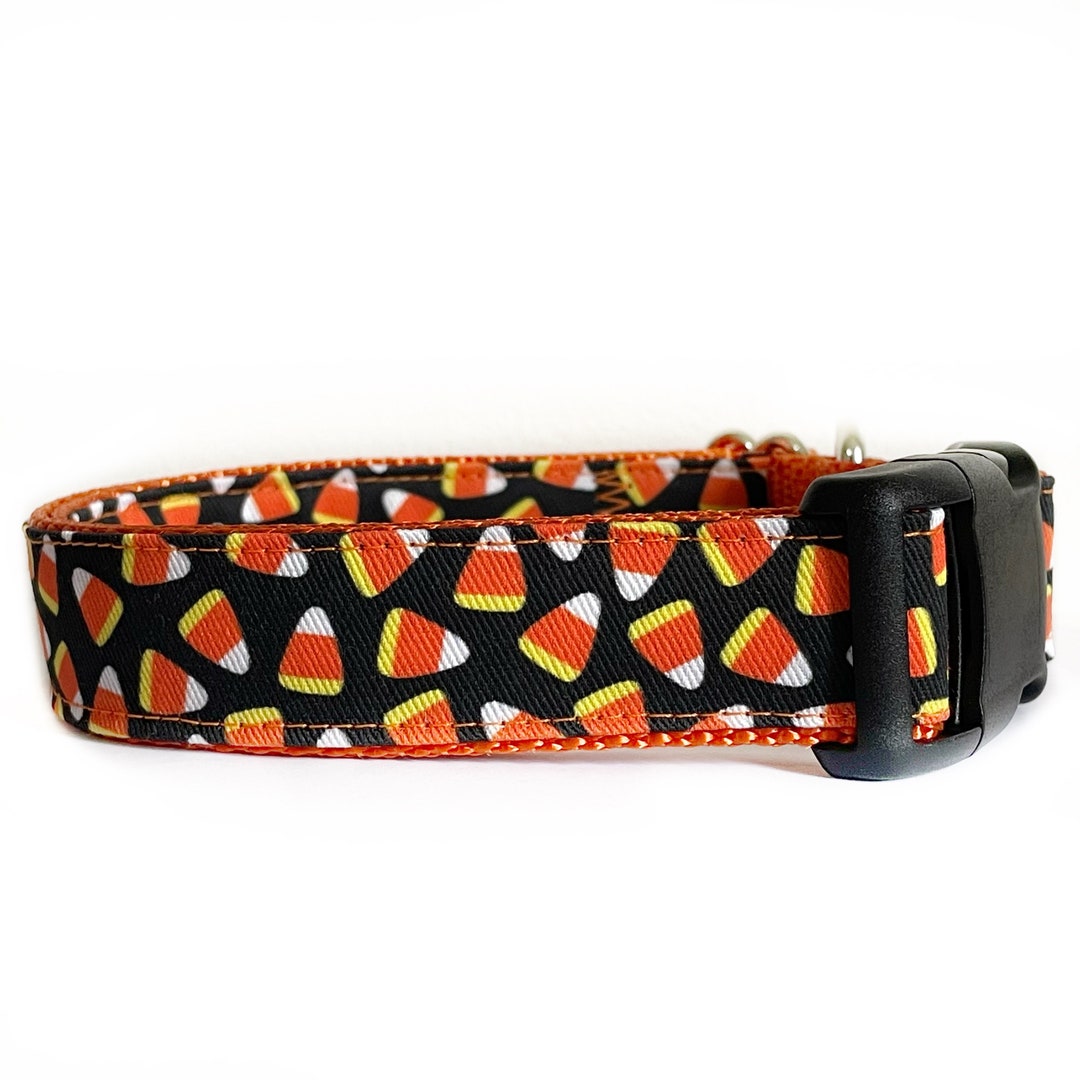 Dog Collar Halloween Fabric Dog Collar Metal Buckle Plastic Etsy