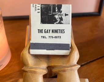 Vintage The Gay Nineties - West Yarmouth, Mass. - Collectable Souvenir Matchbook