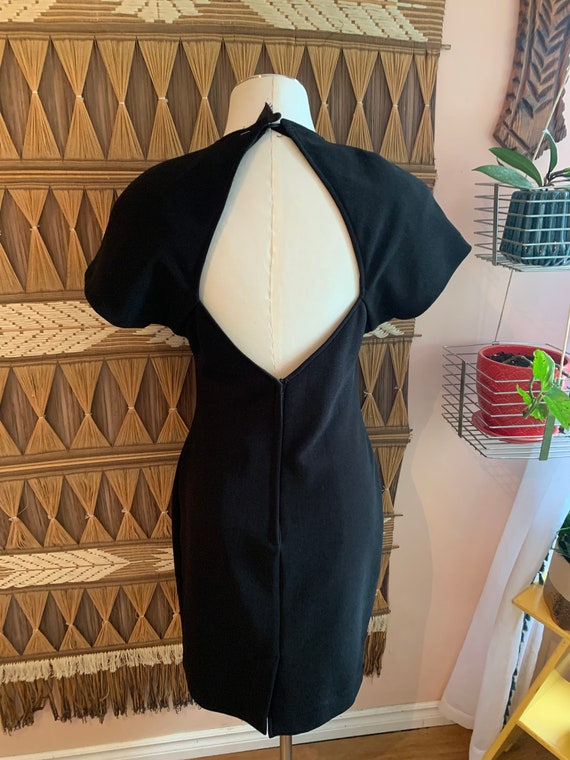 Vintage Algo-ettes Little Black Dress With Embell… - image 3