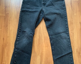 Vintage 1990’s Washed Black Calvin Klein Denim Straight Leg Jeans