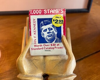 Vintage JFK John F. Kennedy Collect Stamps Advertisement Collectable Souvenir Matchbook