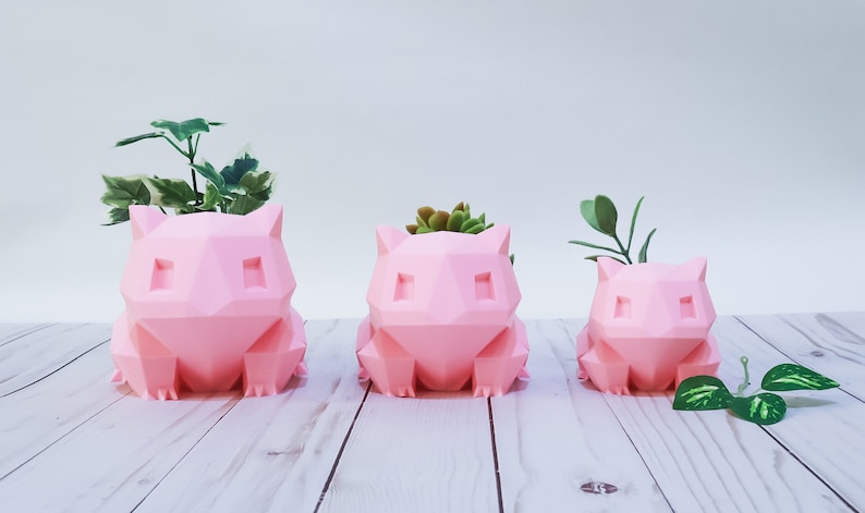 Succulent Planter Many Colors Ditto Bulbasaur Planter Pokemon Planter