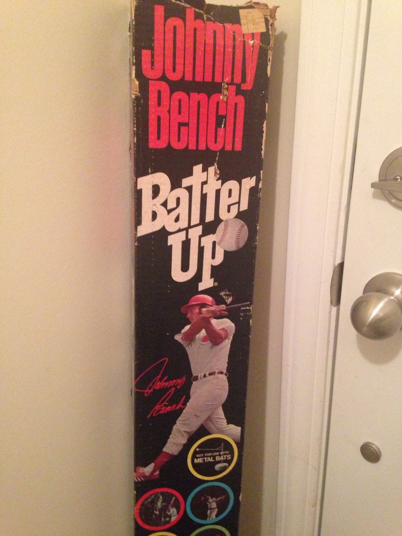 Johnny Bench batter up training device | Etsy