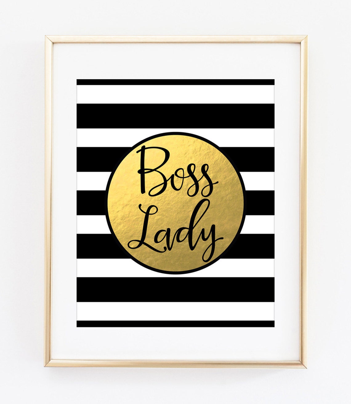 Boss Lady Printable Art Print Boss Lady Wall Art Office Art Office Wall