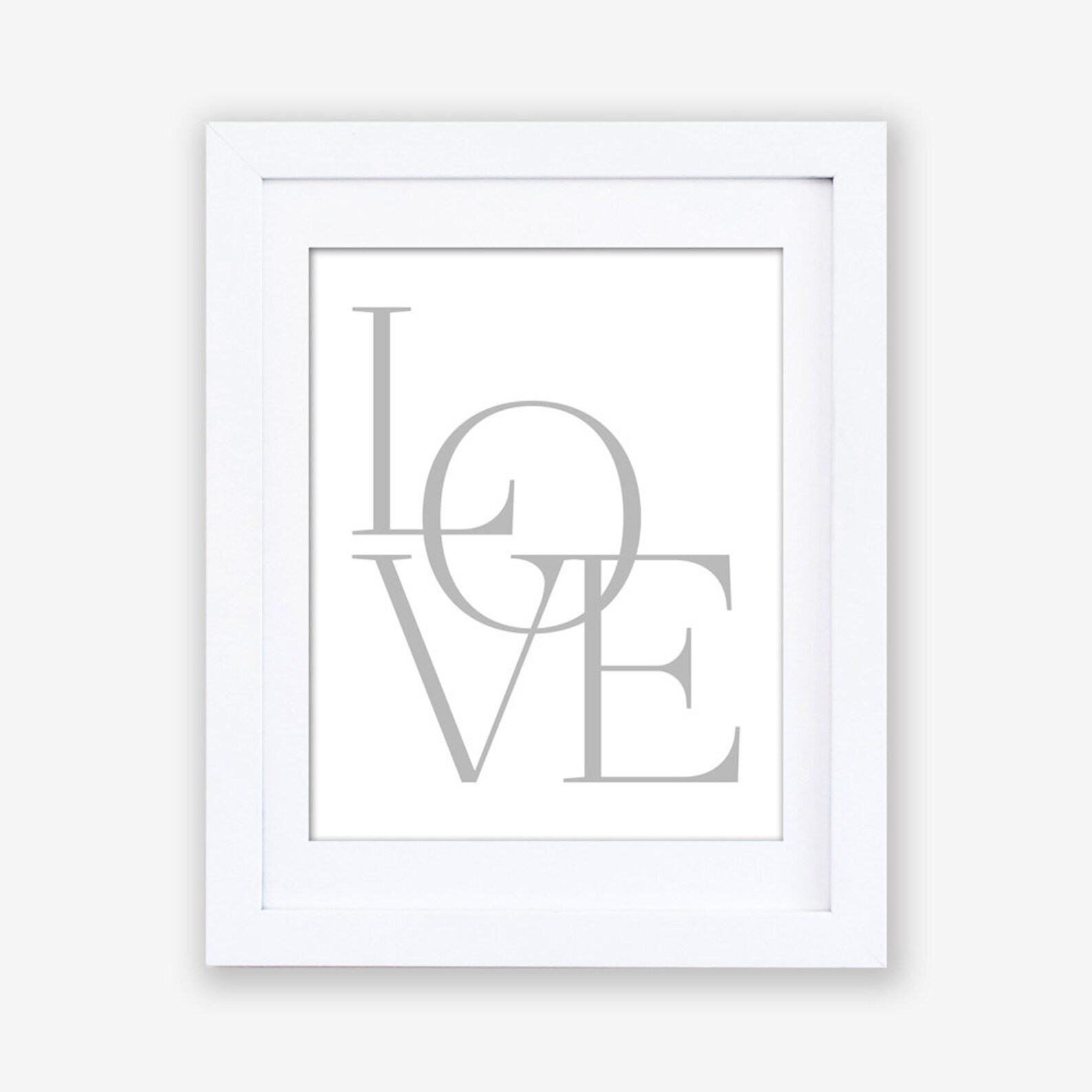 Love Print Love Printable Love Wall Art Typography Poster - Etsy