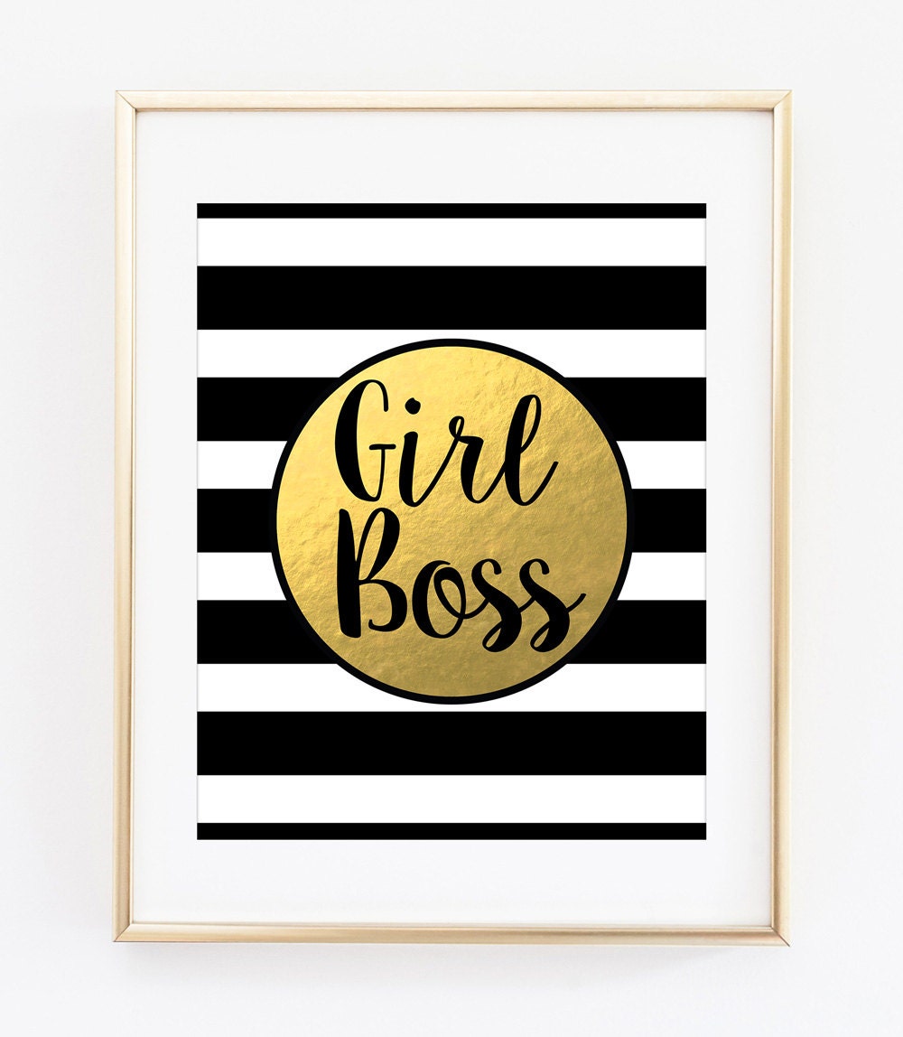 Girl Boss Printable Art Print Girl Boss Print Boss Lady Print Girl Boss ...