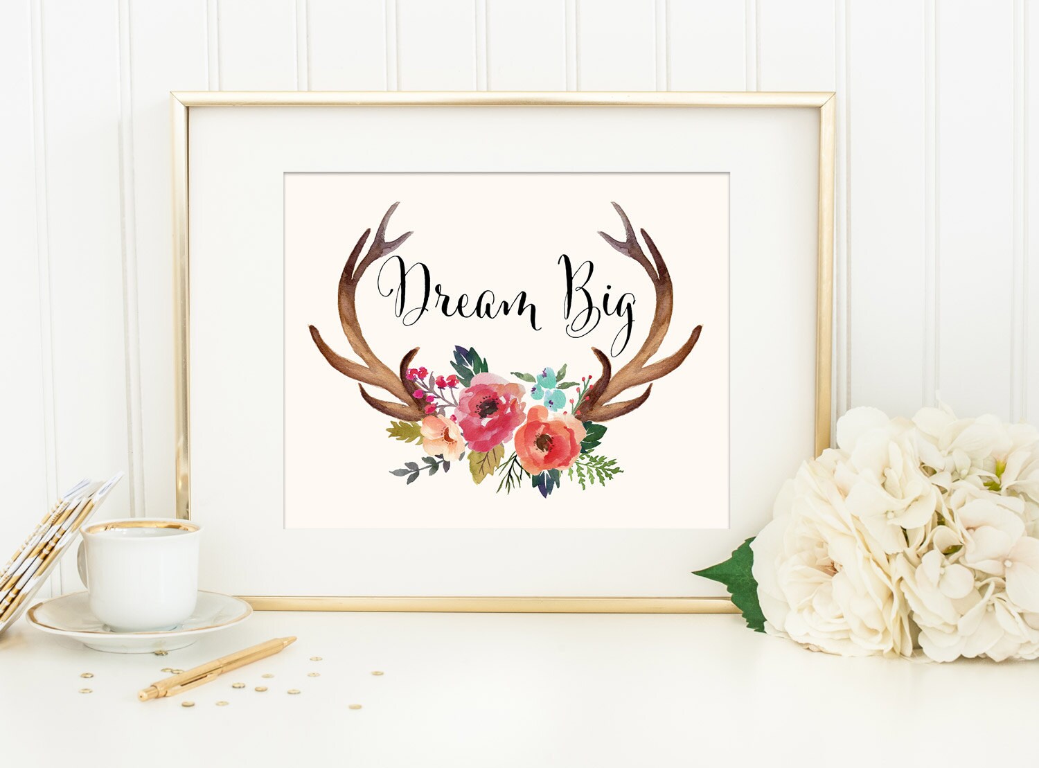 Dream Big Printable Art Print Dream Big Printable 8x10 Home - Etsy