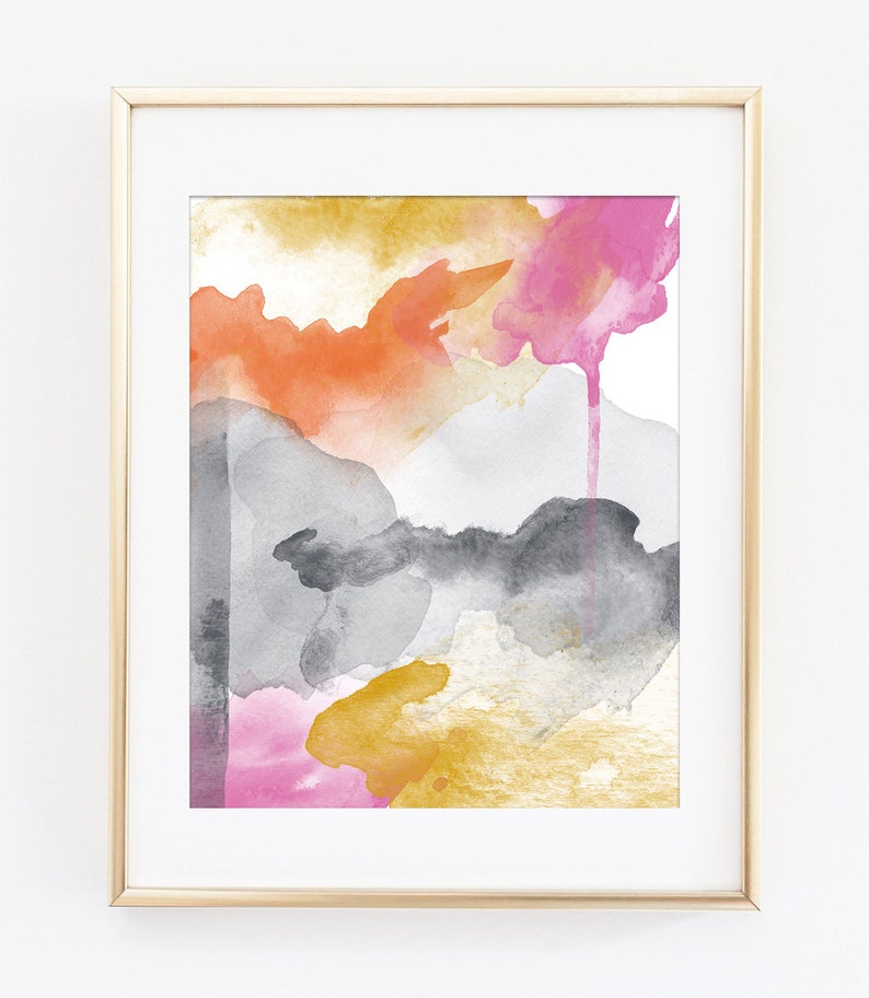 Modern Abstract Art Print Printable, Modern Art, Modern Home Office ...