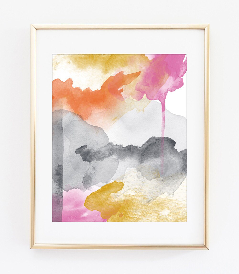Modern Abstract Art Print Printable, Modern Art, Modern Home Office ...