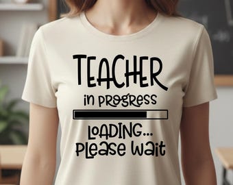 Teacher Svg In Progress Loading Please Wait Svg, Dxf, Eps, Png Instant Digital Download Design Svg For Cricut, Silhouette Vector Cut Files