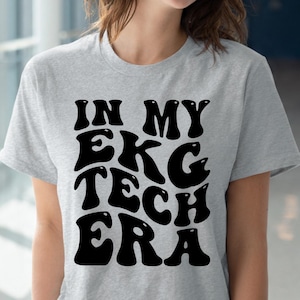 In My EKG Tech Era Svg, EKG Tech Svg, Cardiac Monitor Tech Shirt Design, Telemetry Tech Cricut File, EKG Student Png Download Cardiology Svg