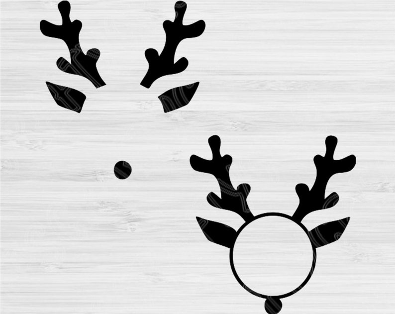 Download Reindeer Monogram Svg Rudolph Monogram Svg. Antlers with ...