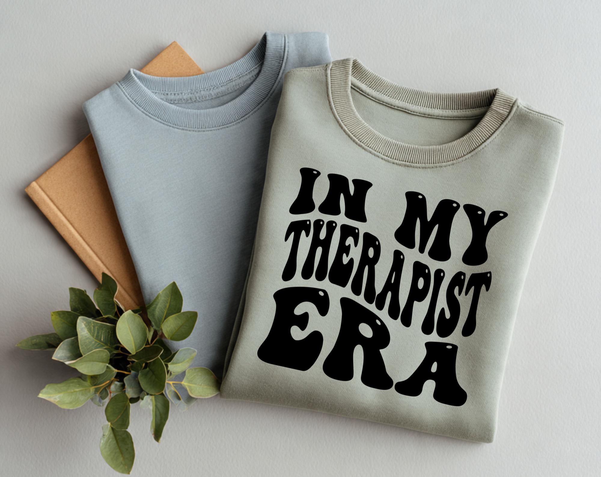 In My Therapist Era Svg, Mental Health Therapist Shirt Design ...