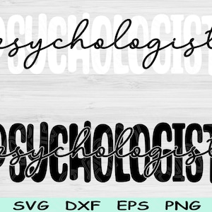 Psychologe geschnitten Png-Dateien, geschnittene Png-Dateien, digitale Png-Datei, digitale Datei Cricut, Psyd svg