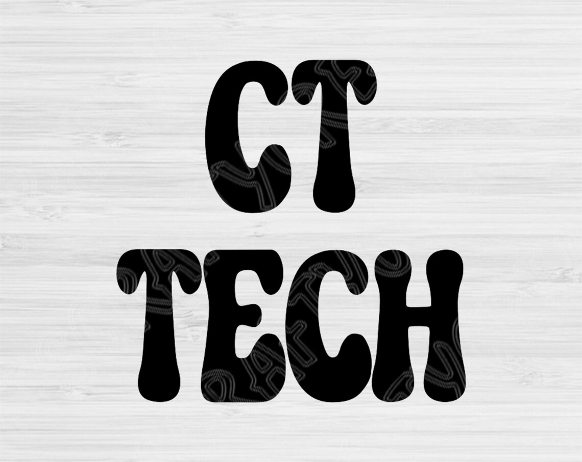 CT Tech Svg Dxf Png Cut Files Computed Tomography Svg Etsy