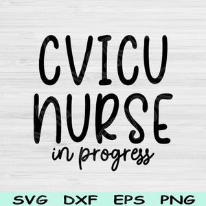 Enfermera de la UCI cardiovascular Svg en progreso Dxf Png Eps Archivos de corte, Enfermera cardiovascular Svg, Archivos Svg de camisa de enfermera para Cricut, Diseño digital Svg de vida de enfermera