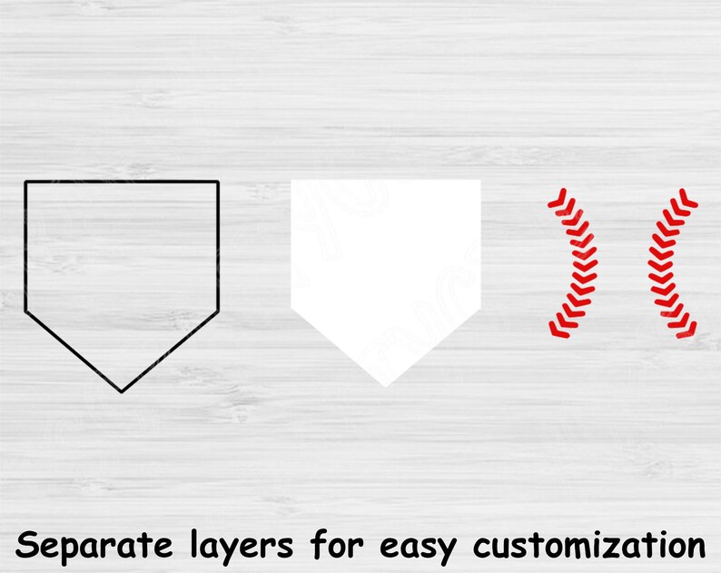 Baseball Home Plate Svg Baseball Svg Files for Cricut Etsy