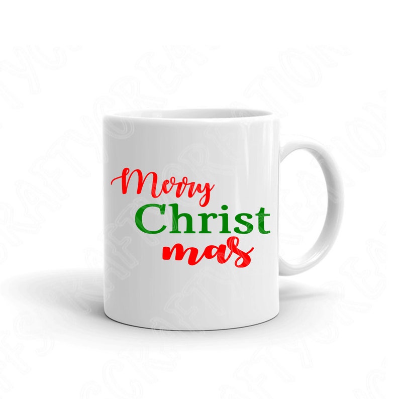 Merry Christmas Svg File Saying Winter Svg Cut Files for Cricut and Silhouette Hand Lettered Christmas Svg Stencil Merry Christ Mas.