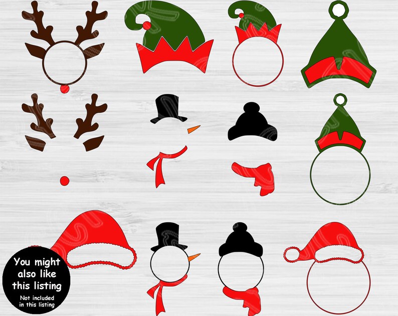 Download Christmas Svg Bundle Svg Christmas. Bell Bulb Claus Face ...