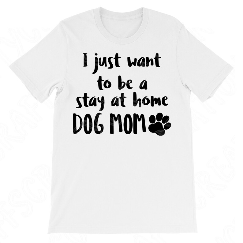 Stay At Home Dog Mom Svg Dog Svg Files for Cricut Animal | Etsy