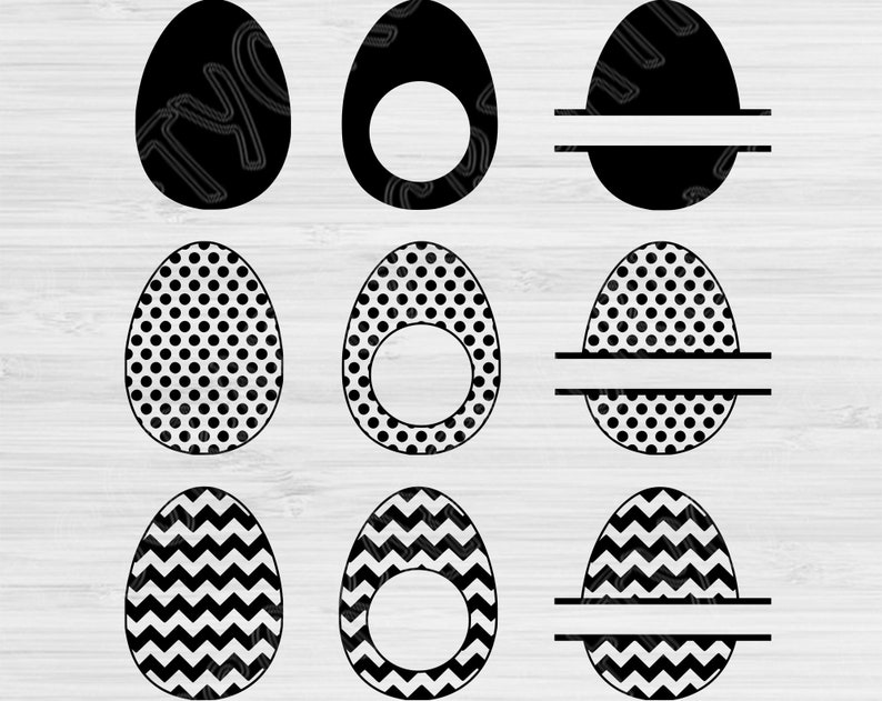 Download Boy Easter Svg Designs Cut Files For Cricut And Silhouette Easter Monogram Svg Frame Easter Eggs Svg Files Split Chevron And Polka Dots