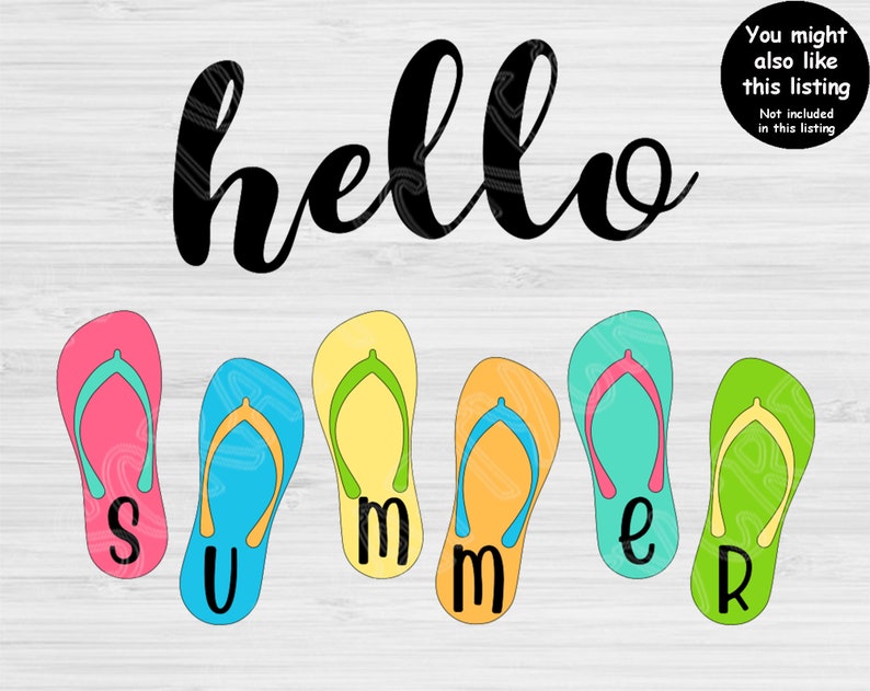 Download Hello Summer Svg Summer Quote Svg Files for Cricut Hello | Etsy