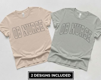 Enfermera obstetra SVG, diseño de camiseta de enfermera obstetra, enfermera de parto SVG, archivo Cricut de enfermera de sala de maternidad, enfermera obstetra PNG