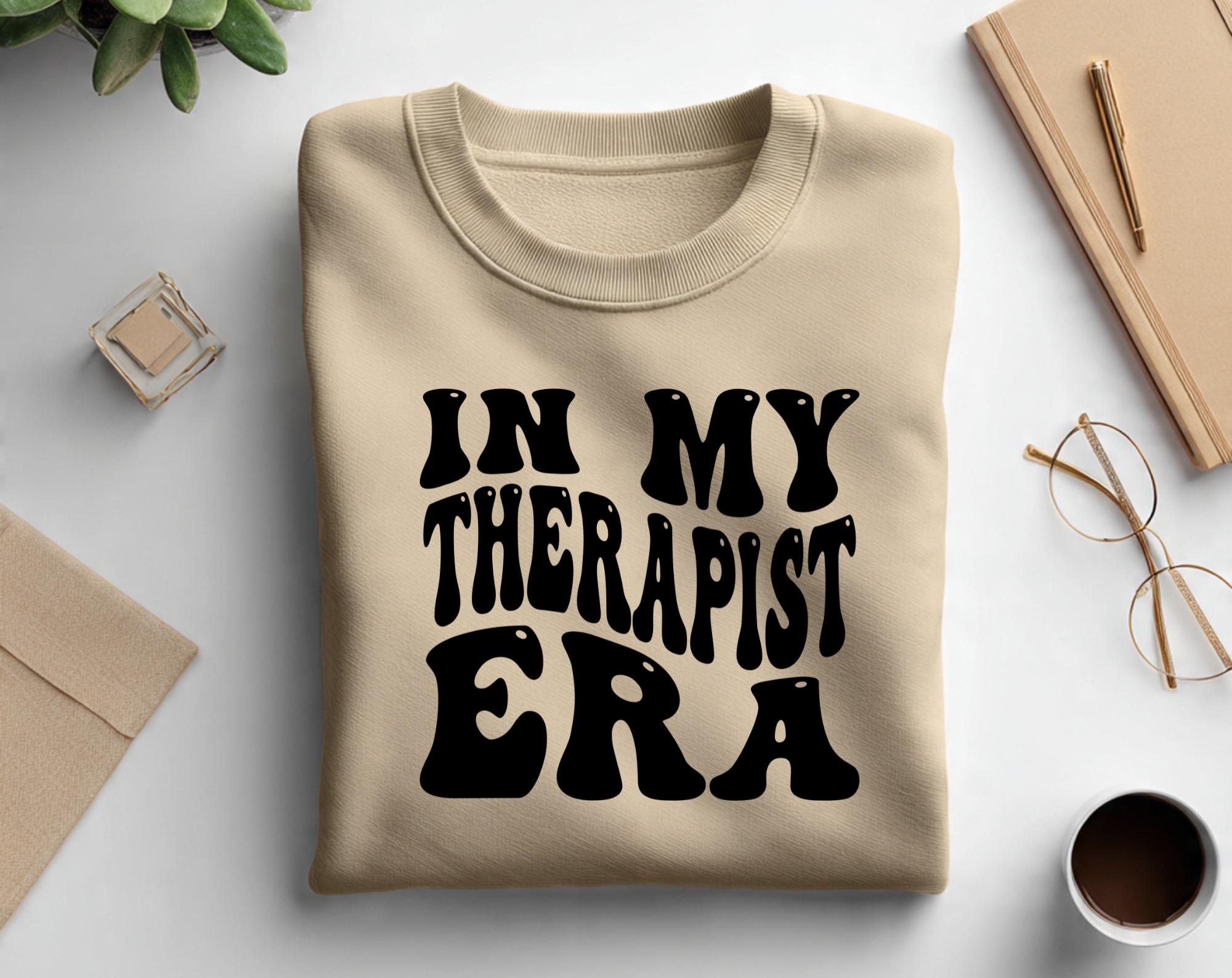 In My Therapist Era Svg, Mental Health Therapist Shirt Design ...