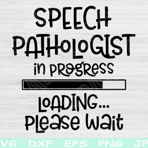 Speech, Pathologe, Sog, Speech, Pathologe, Sog, Gin, Sarkasmus, Logo, Alumnus, Spruch, Bitte, Warten Sie, Sofort, Digitaler Download, Design, Für, Cricut, Silhouette, Schnitt, Datei