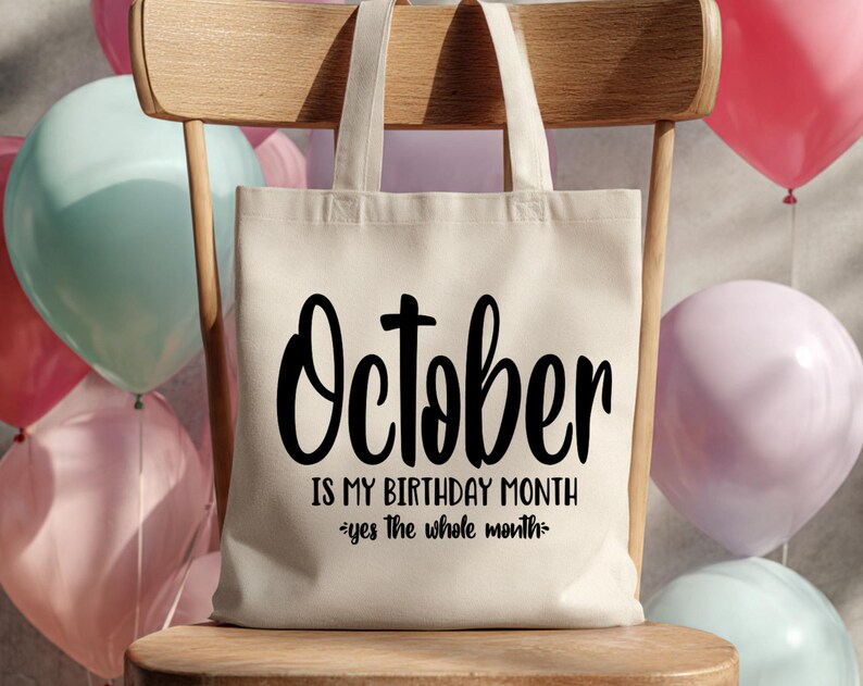 October Is My Birth Month Svg, October Birthday Shirt Design, Funny October Birthday Svg File Fall Birthday Cricut Cut File Instant Download image 6
