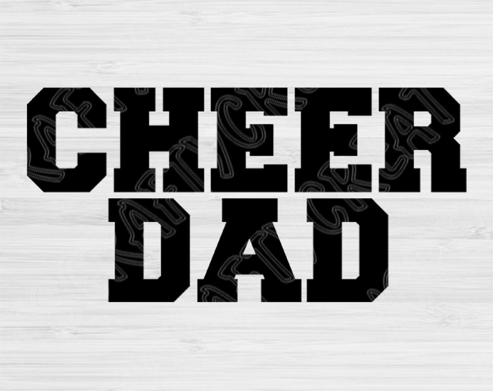 Cheer Dad Svg Cheer Svg Files for Cricut Vector Art Etsy