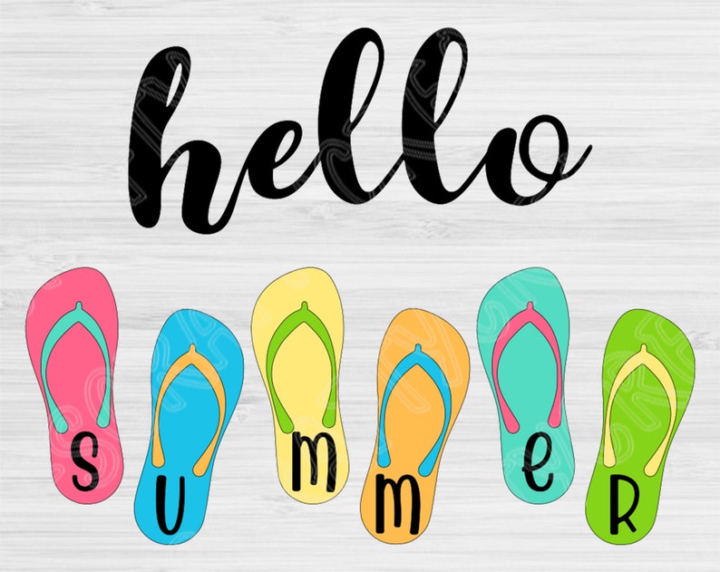 Download Hello Summer Svg Flip Flops Svg Summer Quote Svg Files for ...