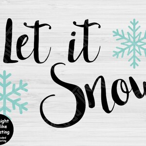 Merry Christmas Svg File Saying with Snowflakes. Winter Svg | Etsy